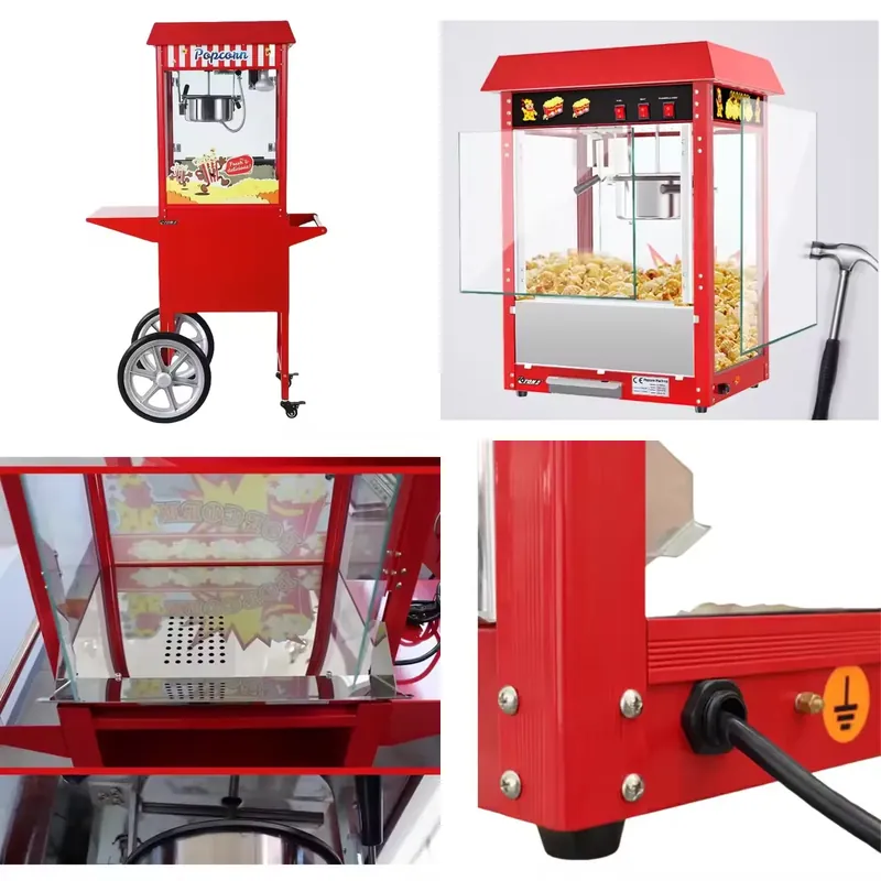 Popcorn Vending Machine - เครื่องทำป๊อปคอร์นลมร้อนเชิงพาณิชย์ - เครื่องทำป๊อปคอร์นอัตโนมัติสำหรับธุรกิจขนมขบเคี้ยวที่มีกำไรสูง