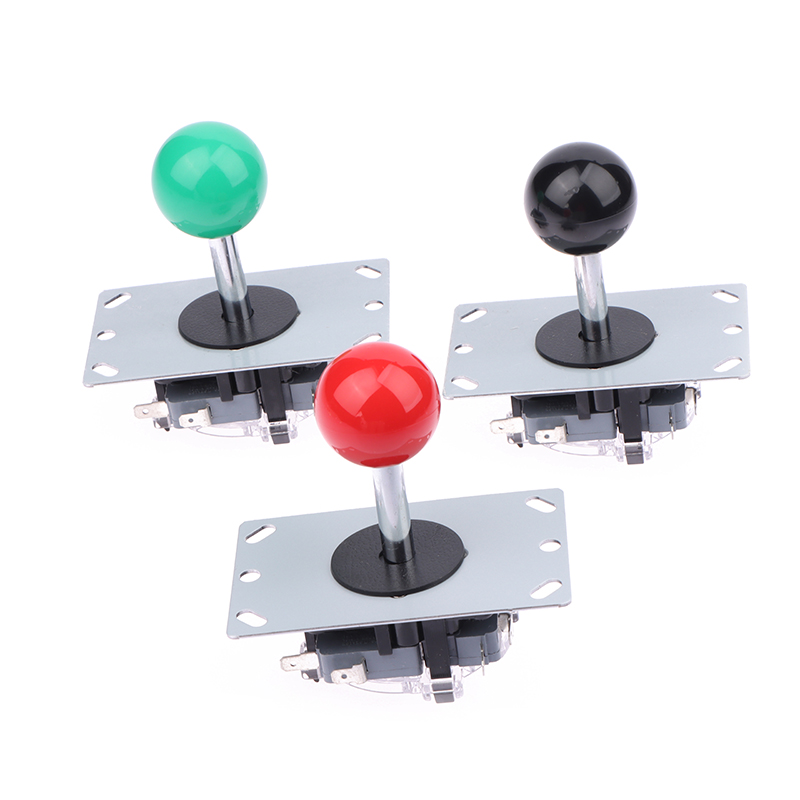 Joystick Arcade Parts - 1PC กล่องเกมจอยสติ๊กอุปกรณ์เสริมเกมพีซีใหม่ 8 ทิศทางจอยสติ๊กแบบปรับได้อาร์เคดจอยสติ๊ก DIY จอยสติ๊กต่อสู้อะไหล่-F(x)