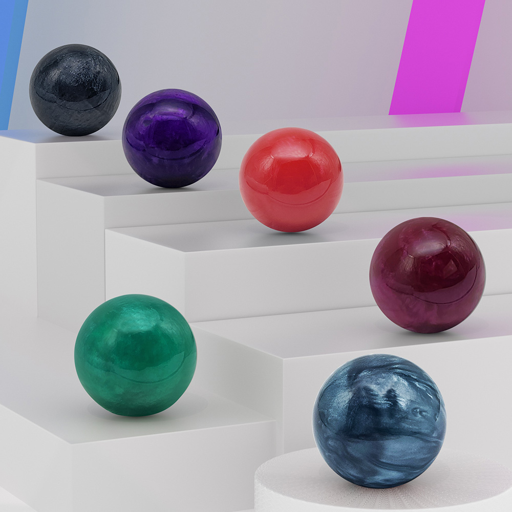 Joystick Arcade Parts - อุปกรณ์เสริมคันบังคับอาร์เคด หัวจอยสติ๊กเรซิ่นลายอาเกต ด้ามจับสำหรับเกมต่อสู้อาร์เคด อะไหล่ DIY สำหรับเปลี่ยน