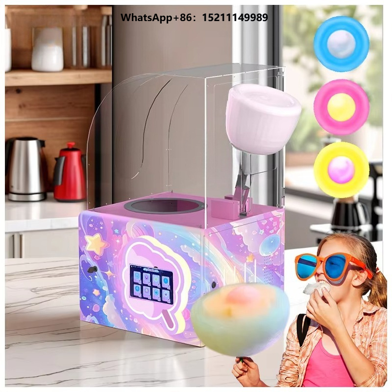 Candy Floss Machine - เครื่องทำสายไหมอัตโนมัติขนาดเล็ก T30 สำหรับการค้าขาย