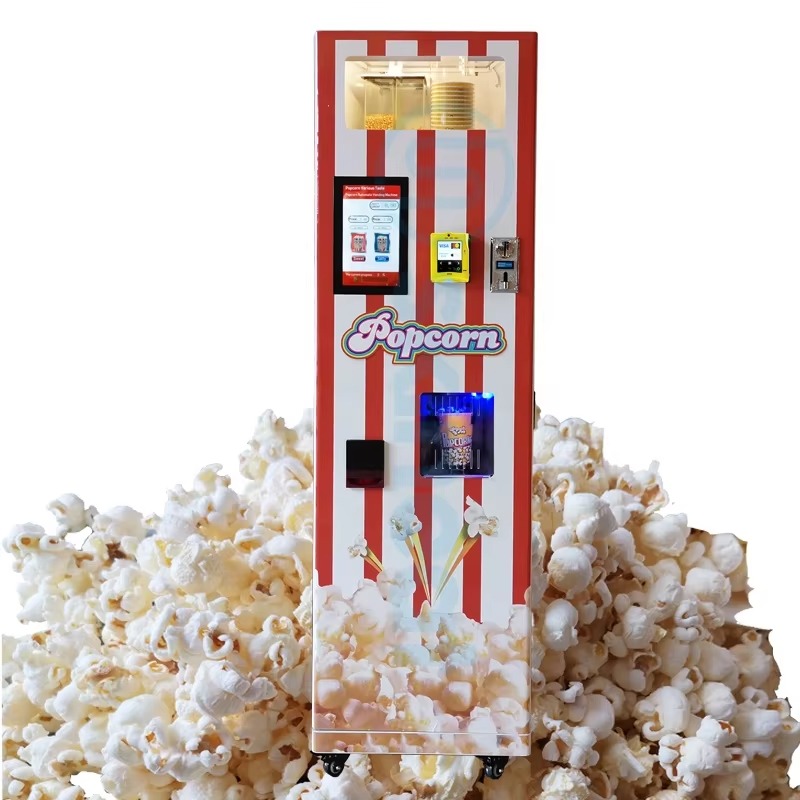 ตู้จำหน่ายขนมขบเคี้ยวในโรงภาพย - Popcorn Vending Machine บทวิจารณ์และราคา