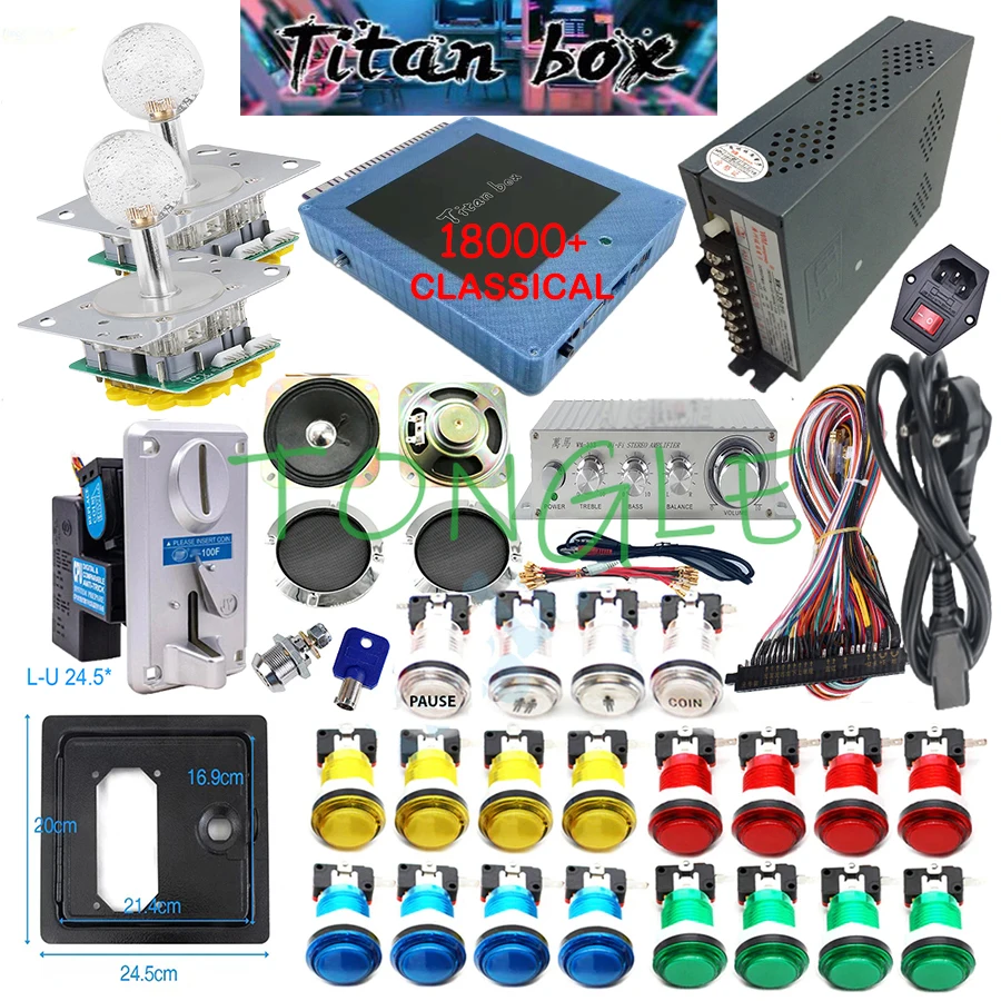ผู้เล่น 2 คน Titan Box 18000 + - Coin Acceptor Selector บทวิจารณ์และราคา
