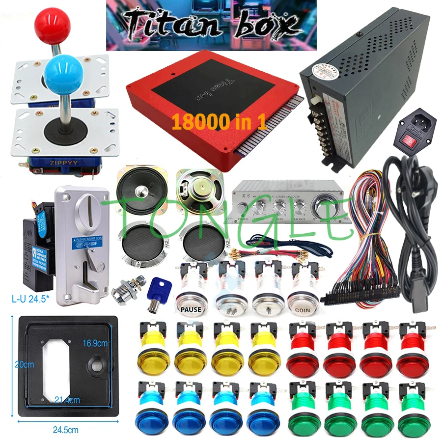 ผู้เล่น 2 คน Titan Box 18000 + - Coin Acceptor Selector บทวิจารณ์และราคา